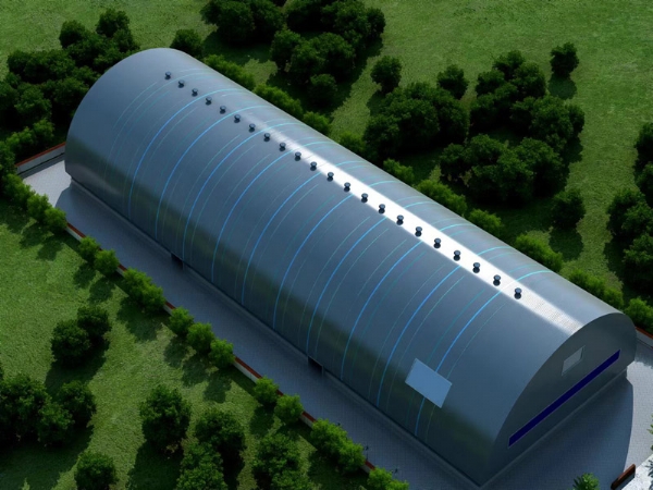 山西誠(chéng)晉達(dá)倉儲(chǔ)物流項(xiàng)目?jī)?chǔ)煤棚